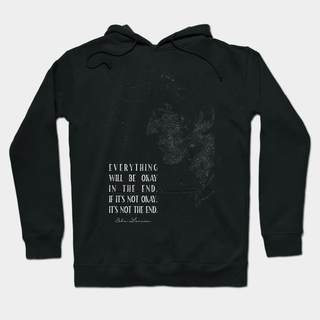 john lennon quote Hoodie by BAJAJU